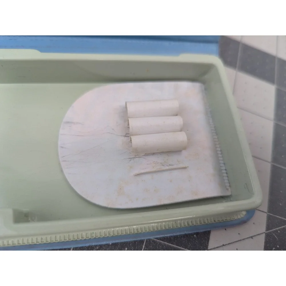 Vintage Walt Disney Mickey Mouse Train Pencil Holder Case 3x8 Inch‎